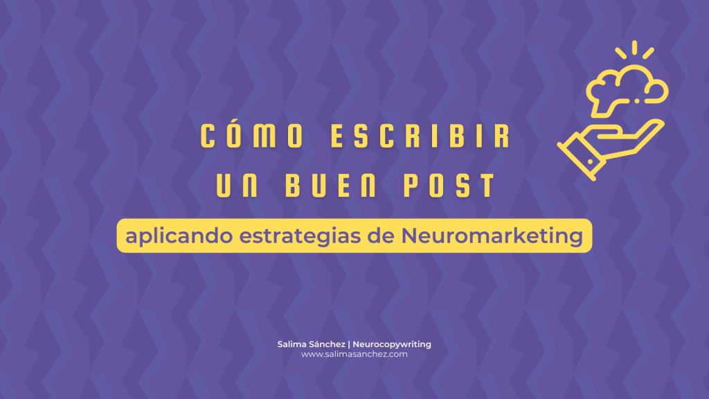 neuromarketing y redacción de contenidos para blog