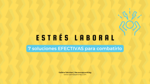 cómo solucionar el estrés laboral